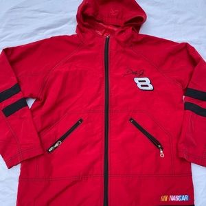 NASCAR Dale Jr zip up jacket. Chase Authentics. perfect rain jacket material